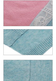 yewigirl 2012秋冬新款彩条拼接针织衫 骷髅头装饰演绎叛逆时尚